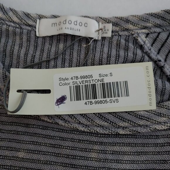Mododoc Striped  Long Sleeve Tee NWT - Picture 7 of 7